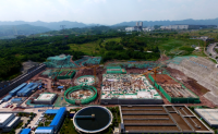 重庆水土污水处理厂三期扩建项目近日开展闭水试验